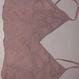 pink free people top size m/l